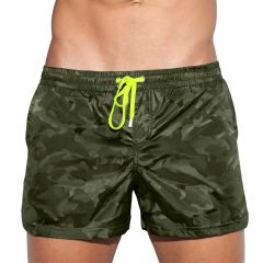 ES Collection Elliot Camo Swim Short 1833 Khaky