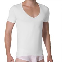 Doreanse Deep V Neck Tee 2820 White