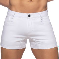 Addicted 5 Pockets Summer Shorts AD1195 White