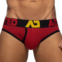 Addicted Open Fly Cotton Brief AD1202 Black