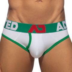 Addicted Open Fly Cotton Brief AD1202 Green