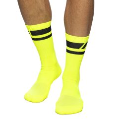 Addicted AD Neon Socks AD1217 Yellow
