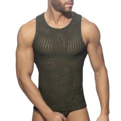 Addicted Horny Tank Top AD1355 Khaki
