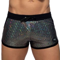Addicted Glitter Shorts ADF186  Black