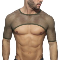 Addicted Shoulder Top ADP04 Khaky