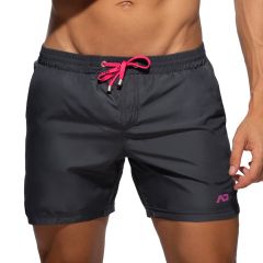 Addicted Basic Swim Long Short ADS073 Charcoal
