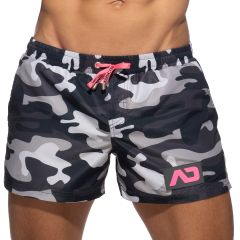 Addicted Swim Short ADS096 Grey Camouflage
