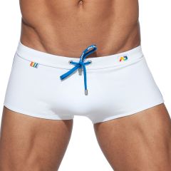Addicted Rainbow Swim Trunk ADS196 White