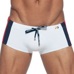 Addicted Stripes Basic Swim Sunga ADS212 White