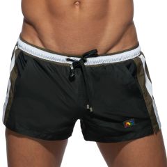 Addicted Stripes Basic Swim Short ADS214 Black