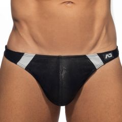 Addicted Golden Snake Swim Thong ADS320 Black