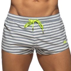 Addicted Stripes Recycled Swim Shorts ADS353 Navy