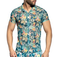 ES Collection Hawaiian Shirt SHT025 Cobalt
