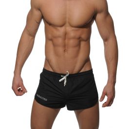 Addicted Sports Curve Swim Shorts ADS01 Black Mens Swimwear Shorts