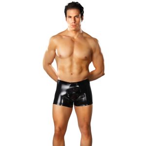 Male Power Liquid Onyx Pouch Short 153-003 Black