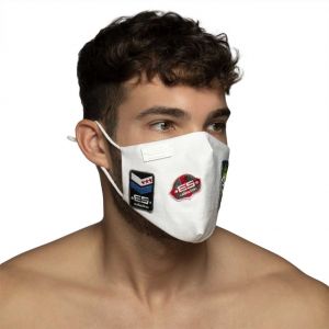 ES Collection Jeans Shield Face Mask AC126 White