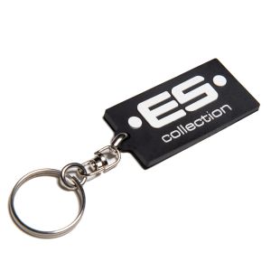 ES Collection ES Rubber Keyring AC216 Black