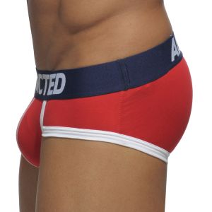 Addicted Three Pack Basic Brief AD301P Red/Grey/Royal Blue