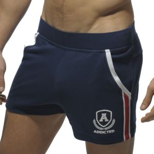 Addicted Intercotton Tight Shorts AD337 Navy