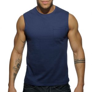 Addicted Basic Tank Top AD531 Navy