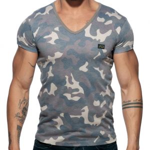 Addicted Washed Camo T-Shirt AD800 Camouflage