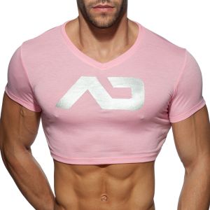 Addicted AD Crop Top AD819 Pink