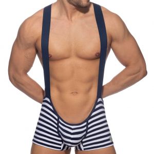 Addicted Sailor Velvet Singlet AD943 Navy