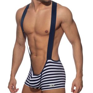Addicted Sailor Velvet Singlet AD943 Navy