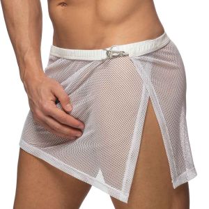 Addicted Mesh Skirt AD983 White