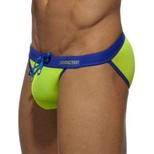 Addicted Sexy Low Rise Swim Bikini ADS065 Yellow