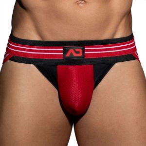 Addicted Double Stripe Jockstrap ADF114 Red