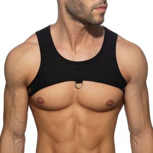Addicted Ring Plain Harness ADF208 Black