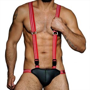 Addicted Singlet Jock ADF25 Red