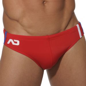 Addicted Low Cut Sports Swim Brief ADS005 Red