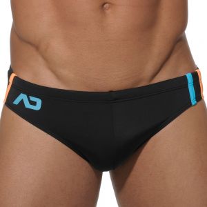 Addicted Low Cut Sports Swim Brief ADS005 Black