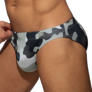 Addicted Basic AD Swim Brief ADS097 Camouflage MOD