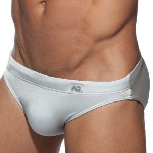 Addicted Basic AD Swim Brief ADS097 Silver