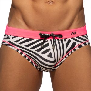 Addicted Ghana Swim Brief ADS334 Neon Pink