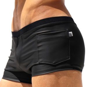 Rufskin Caliente Rubberized Shorts Matte Black
