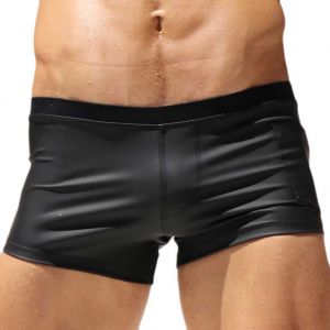 Rufskin Caliente Rubberized Shorts Matte Black