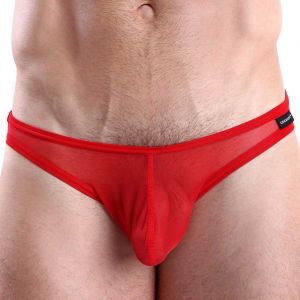 Cocksox Mesh Brief CX01ME Fiery Red
