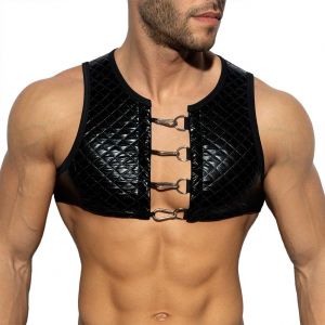 ES Collection Dystopia Crop Top ESJ061 Black