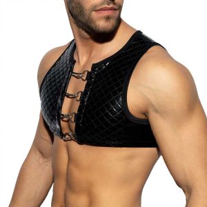 ES Collection Dystopia Crop Top ESJ061 Black