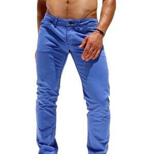 Rufskin Jimmy Slim-Fit Straight Denim Jeans Cornflower Blue
