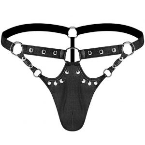 Male Power Fetish Jouster Thong PAK-120 Black