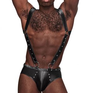 Male Power Fetish Uranus Jockstrap PAK-154 Black