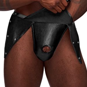 Male Power Fetish Eros Thong PAK-156 Black