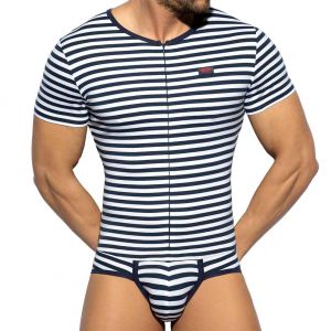 ES Collection Cotton Bodysuit UN486 Navy Sailor