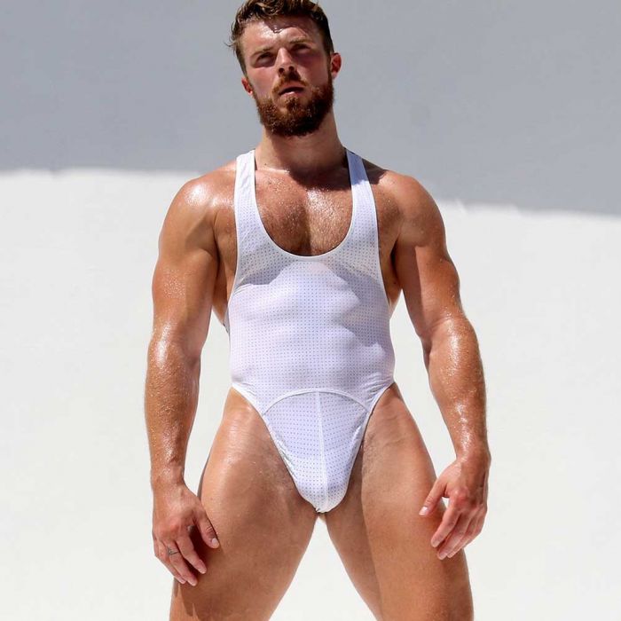 Mesh thong bodysuit hotsell