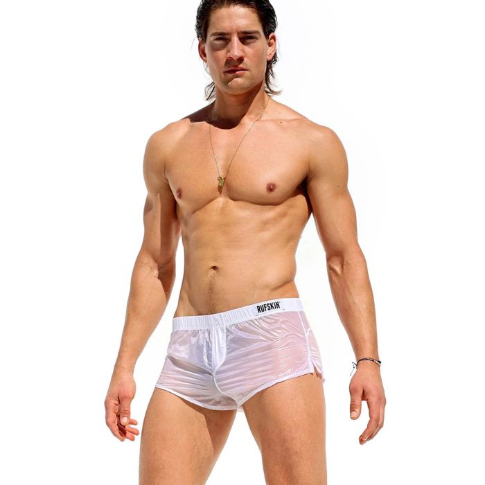 Rufskin Zuko Sport Shorts White Mens Underwear
